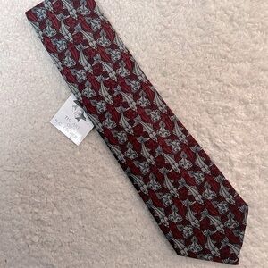 Boxelder M.C. Escher Burgandy/Gray Silk Men's Tie